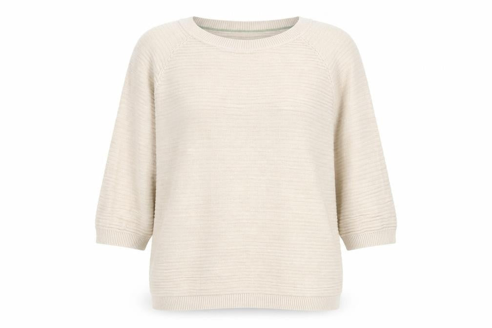 ESPRIT Women's Beige Pullover Jumper, Size S, Casual Knit