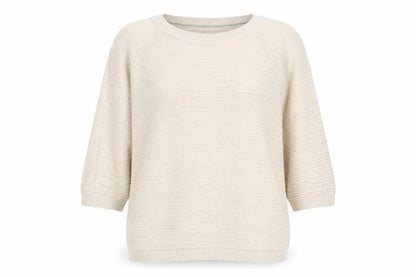 ESPRIT Women's Beige Pullover Jumper, Size S, Casual Knit