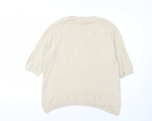 Womens UK Size S Esprit Beige Pullover Jumper