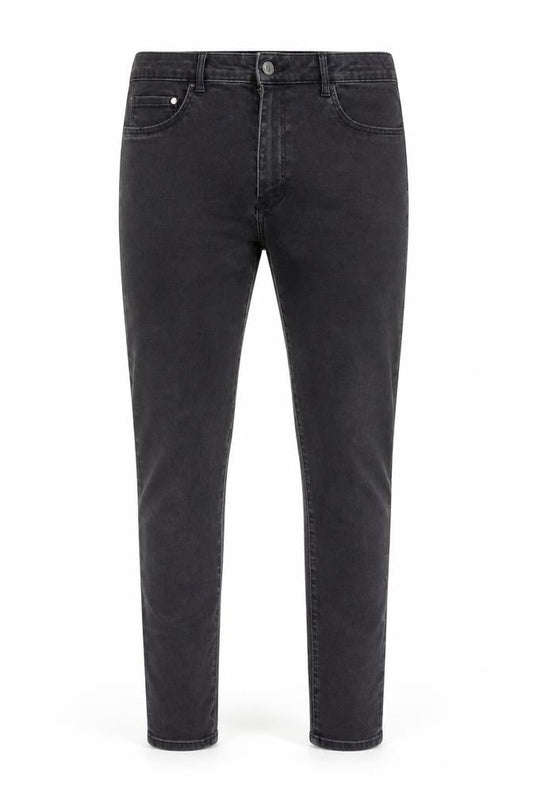 Mens UK Size 32 H&M Regular Fit Skinny Black Jeans