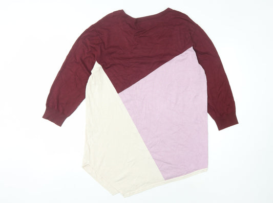 Kaleidoscope Women's Multicoloured Pullover Jumper Size 18