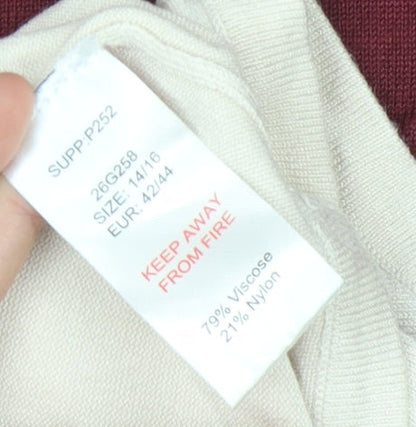 Kaleidoscope Women's Multicoloured Pullover Jumper Size 18