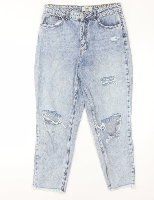 New Look Women's Blue Mom Jeans Size 12