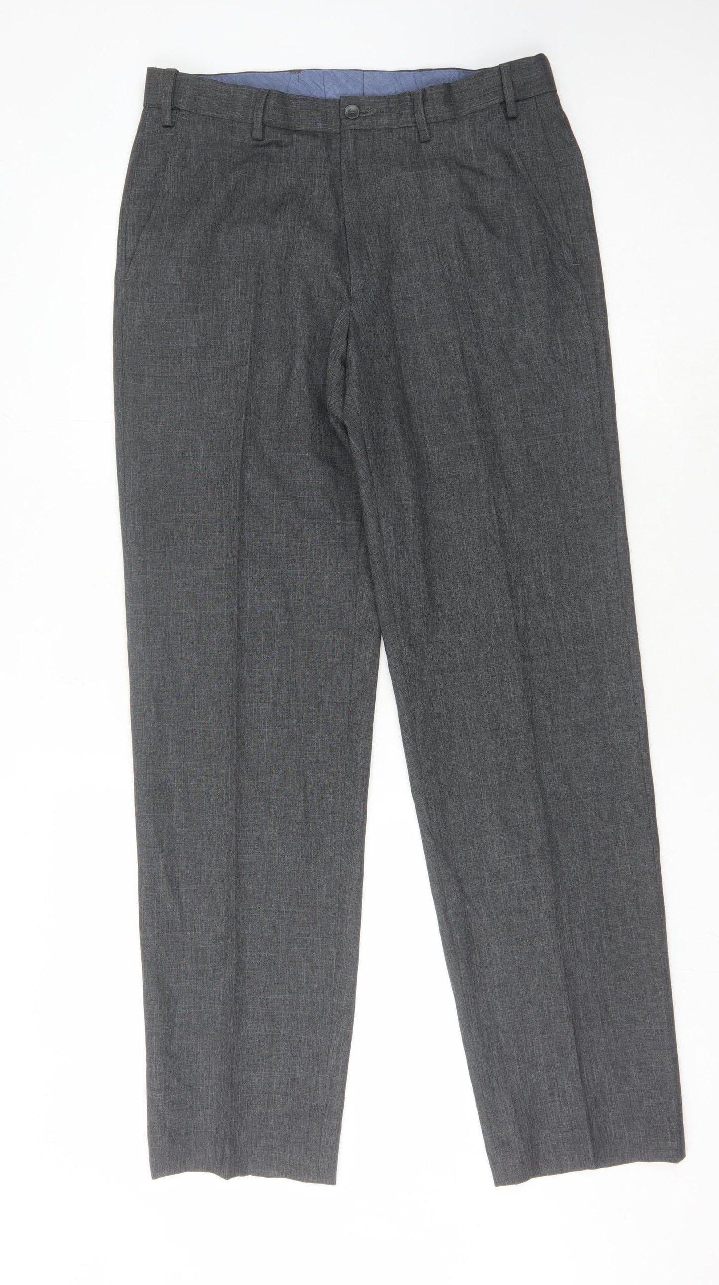 Marks and Spencer Men's Grey Dress Pants 32