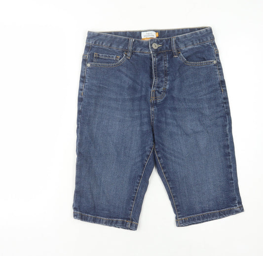 Next Men's Blue Denim Chino Shorts