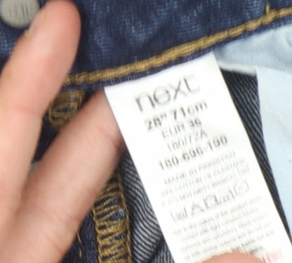 Next Men's Blue Denim Chino Shorts