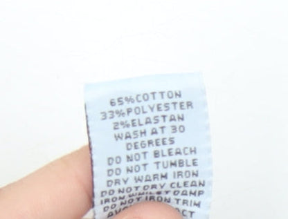 Boohoo Women's Blue Skinny Jeans Size 6 Distressed