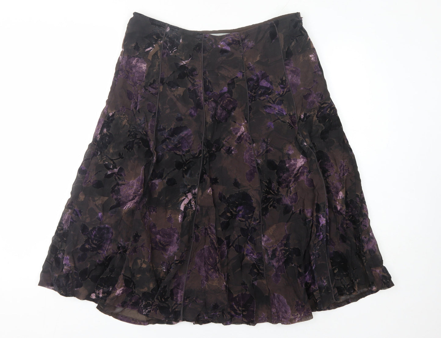 Per Una Women Multicoloured Floral Skirt Size 14