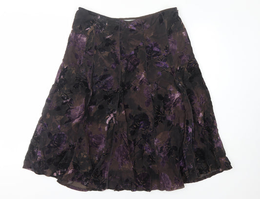 Per Una Women Multicoloured Floral Skirt Size 14