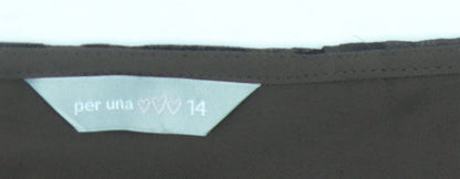 Per Una Women Multicoloured Floral Skirt Size 14