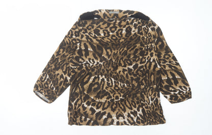 Marks and Spencer Women's Leopard Print Blouse UK 12