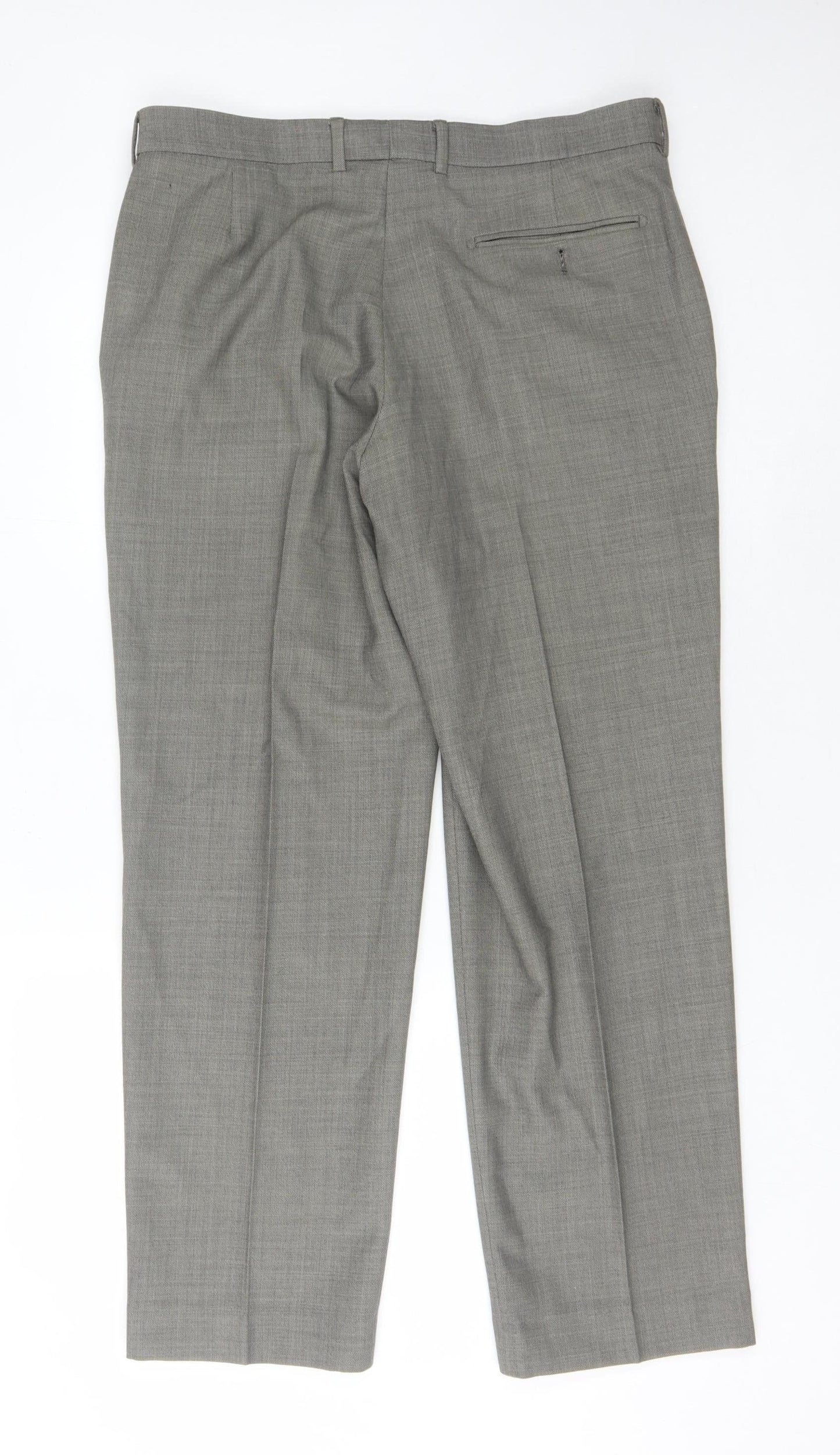 Marks and Spencer Men's Grey Dress Pants L 34in
