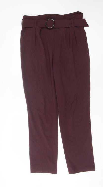 Womens UK Size 12 Marks and Spencer Regular Fit  Purple Trousers