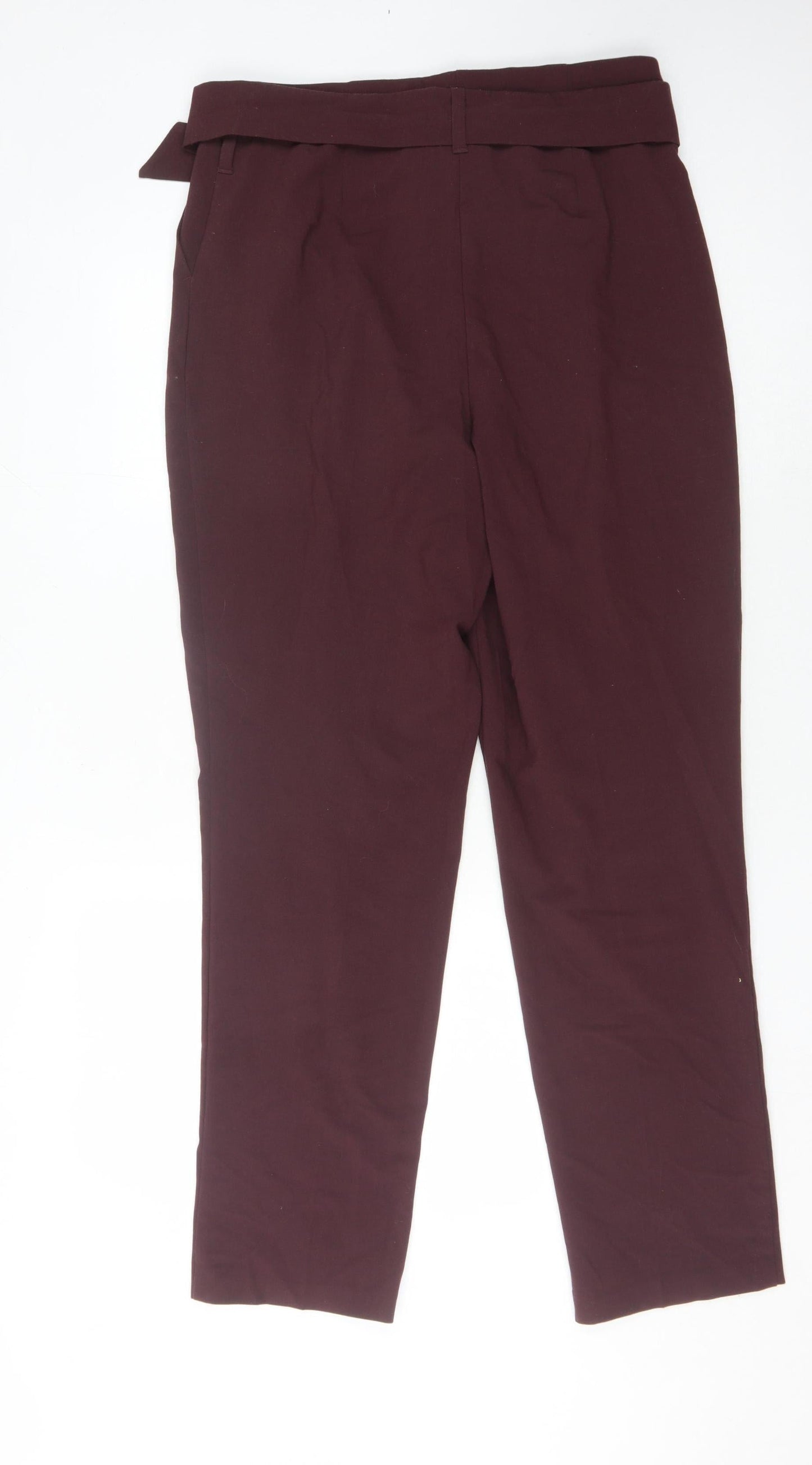 Womens UK Size 12 Marks and Spencer Regular Fit  Purple Trousers