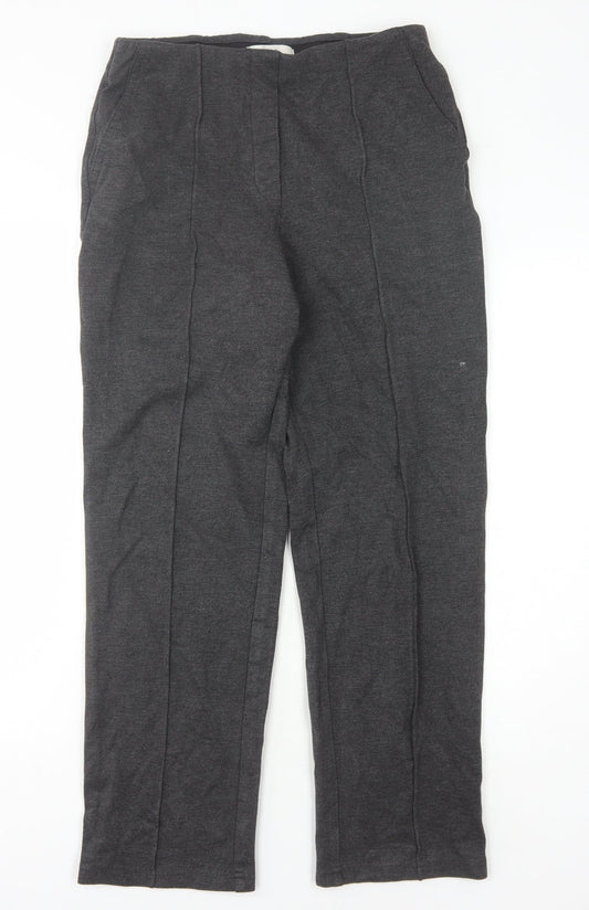 Womens UK Size 8 Marks and Spencer Regular Fit Casual Workwear Black Trousers