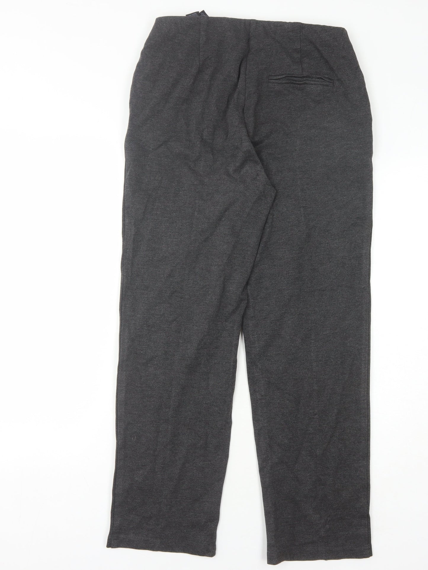 Womens UK Size 8 Marks and Spencer Regular Fit Casual Workwear Black Trousers