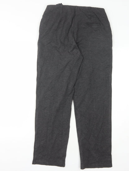 Womens UK Size 8 Marks and Spencer Regular Fit Casual Workwear Black Trousers