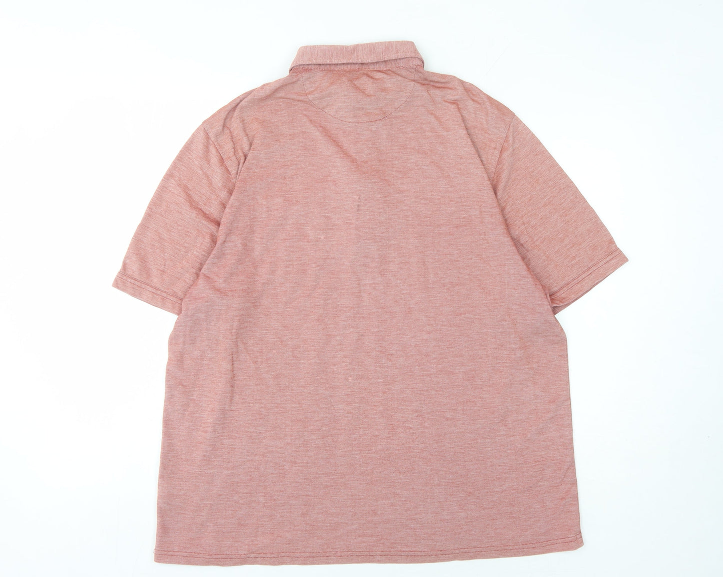 Farah Men’s Pink Polo Shirt L Regular Fit