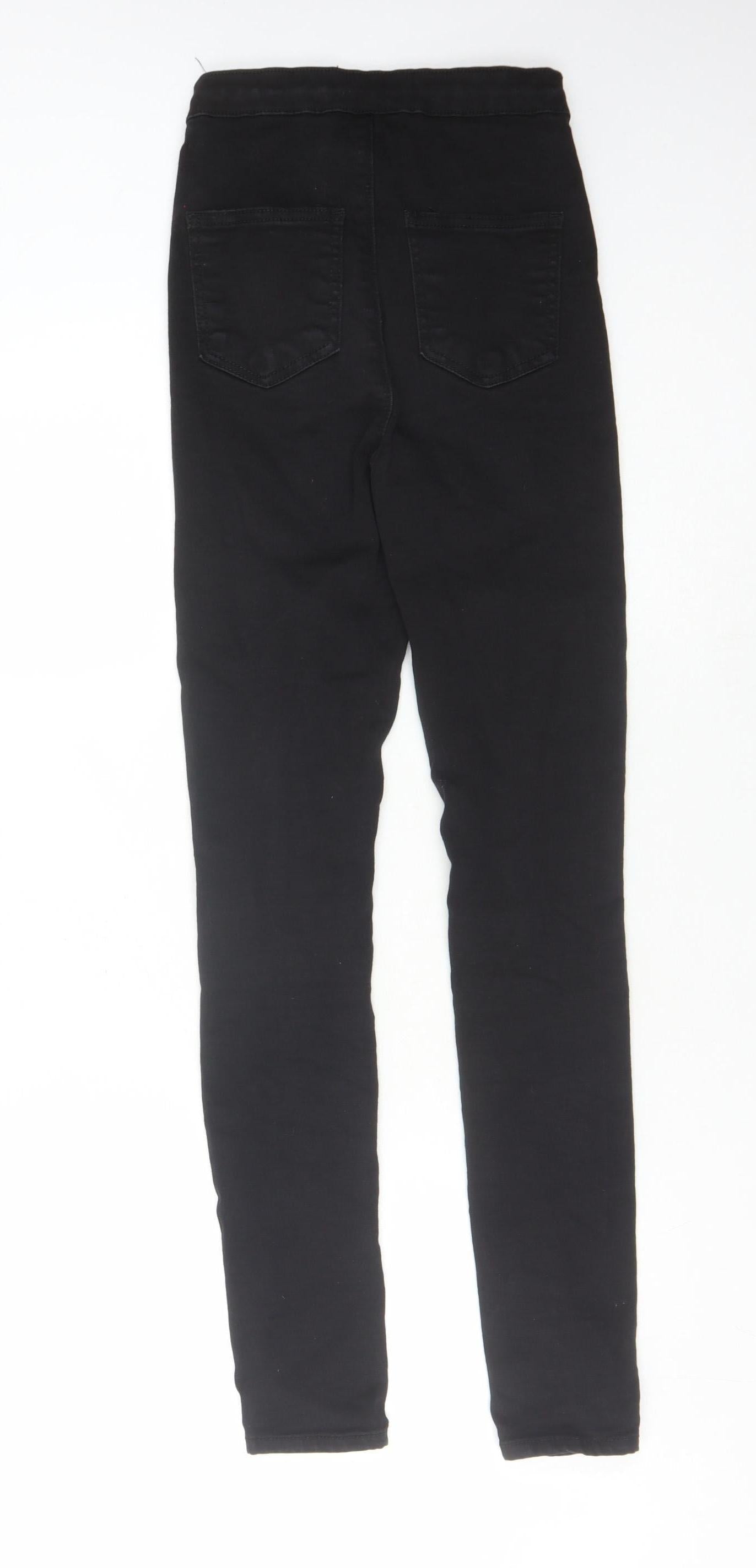 PrettyLittleThing Women's Black Skinny Jeans - Size 6