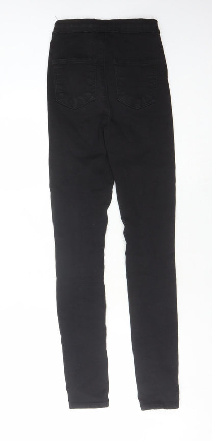 PrettyLittleThing Women's Black Skinny Jeans - Size 6