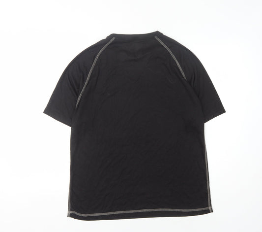 WorkWear Men's Black Large Short Sleeve T-Shirt