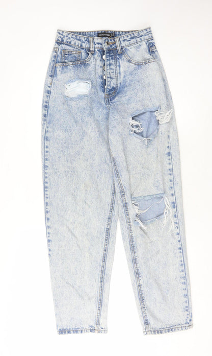 Womens UK Size 6 PRETTYLITTLETHING  Mom Blue Jeans