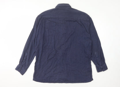 Marks and Spencer Blue Men's M Long Sleeve Shirt