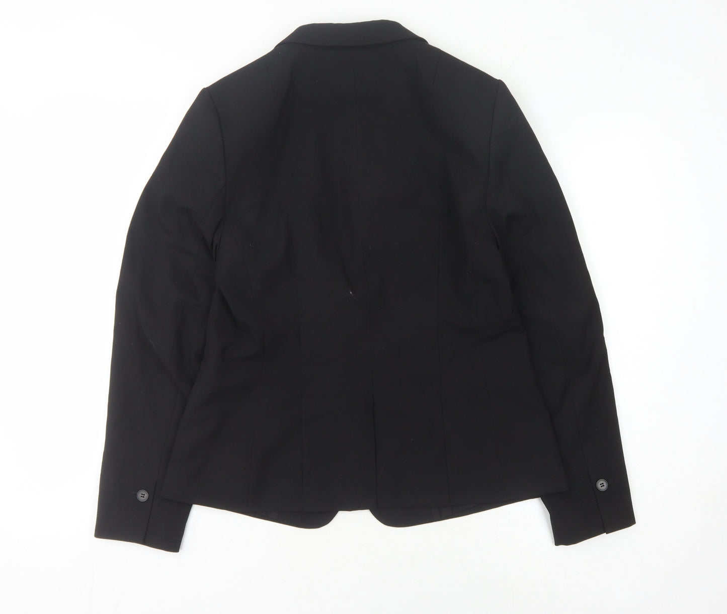 H&M Black Women's Blazer, Size 12, Regular Fit