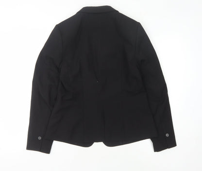 H&M Black Women's Blazer, Size 12, Regular Fit