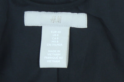 H&M Black Women's Blazer, Size 12, Regular Fit