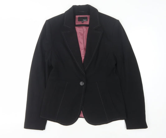 Next Women's Black Classic Blazer, Size 10