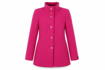 Womens UK Size 12 Marks and Spencer Pink Basic Coat