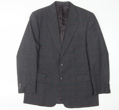 Mens UK Size 42 Charlton Gray Regular Grey Suit Jacket