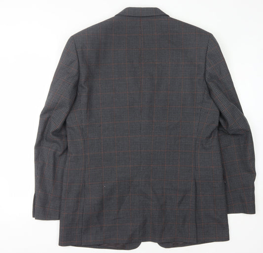 Mens UK Size 42 Charlton Gray Regular Grey Suit Jacket