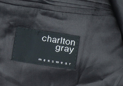 Mens UK Size 42 Charlton Gray Regular Grey Suit Jacket