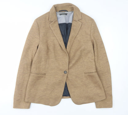Esprit Women's Brown Blazer Size 16 Regular Fit