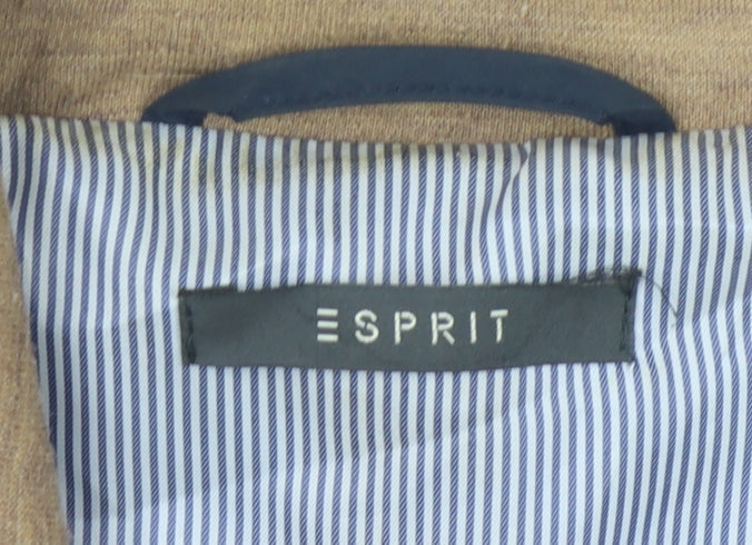 Esprit Women's Brown Blazer Size 16 Regular Fit