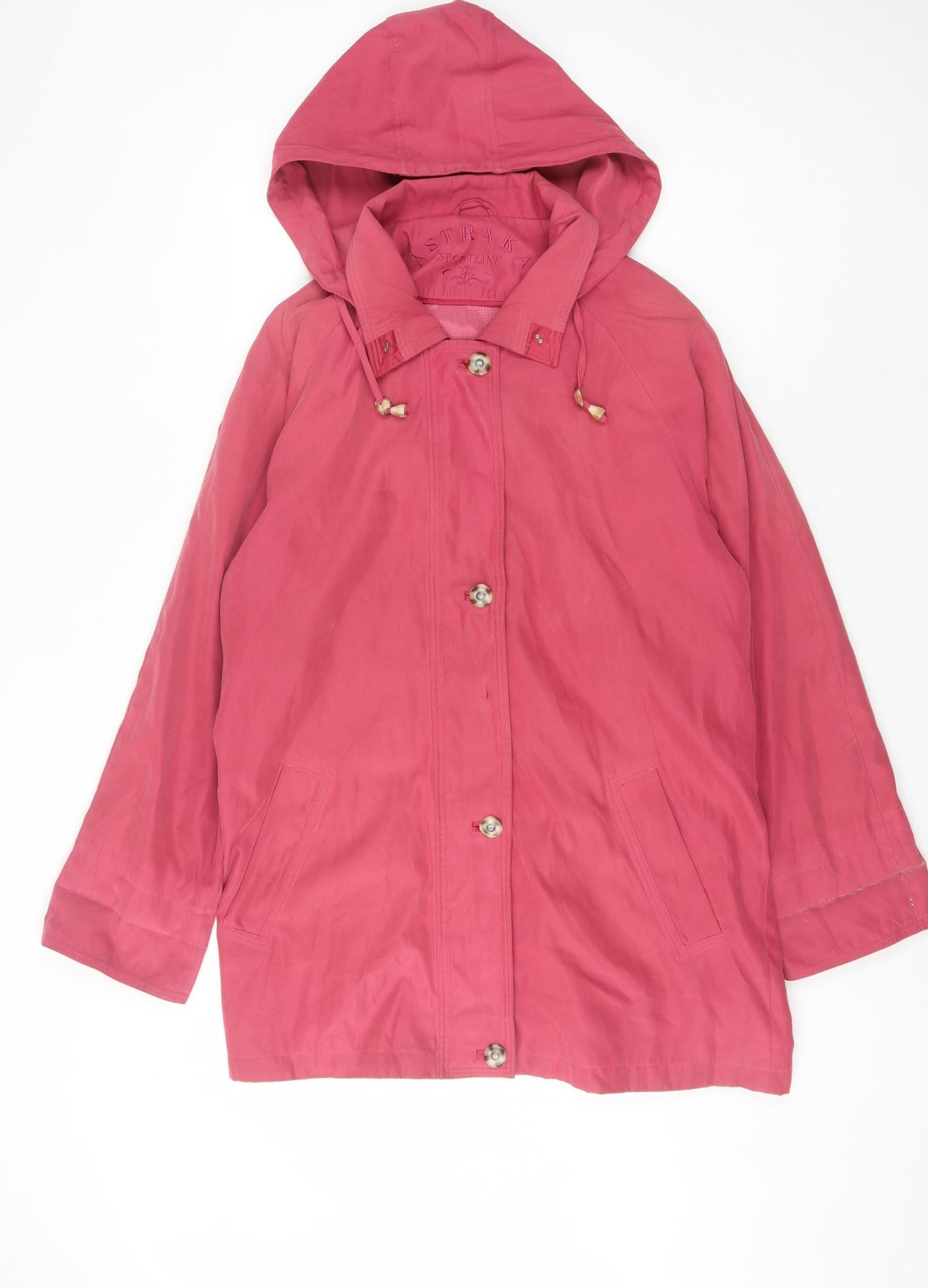 Womens UK Size M Astraka Pink Rain Coat
