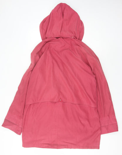 Womens UK Size M Astraka Pink Rain Coat