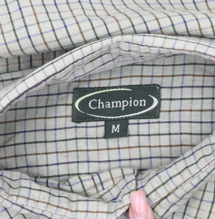 Champion Men's Multicoloured Check Shirt M