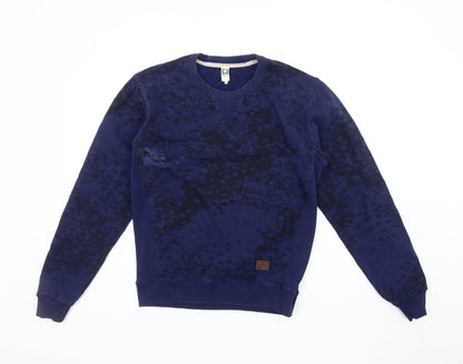 Mens UK Size L G-Star Raw Blue Pullover Sweatshirt