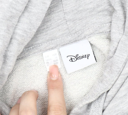 Unisex Adults UK Size L Disney Grey Pullover Hoodie