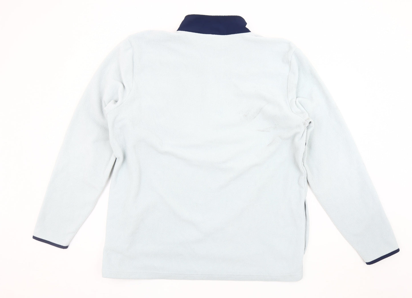 Fanatics Men's Blue XL Henley Sweatshirt with Logo