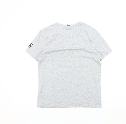 Canterbury Boys Grey T-Shirt 12 Years Rugby Graphic Print