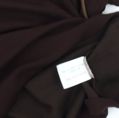 Womens UK Size 22 Style by EWM Brown Basic T-Shirt