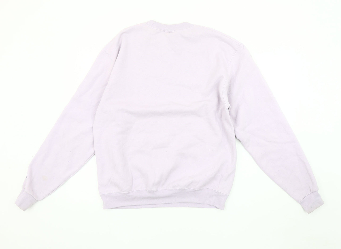 Mens UK Size M Champion Purple Pullover Sweatshirt