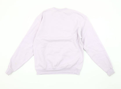 Mens UK Size M Champion Purple Pullover Sweatshirt