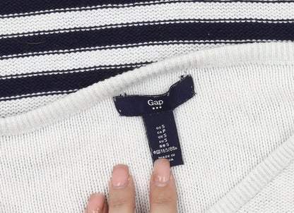 Gap Women's Multicoloured Striped Pullover Jumper S