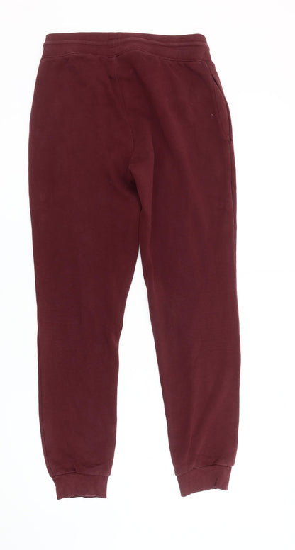 Jack & Jones XS Men's Red Joggers - Elastic Waist, Pockets