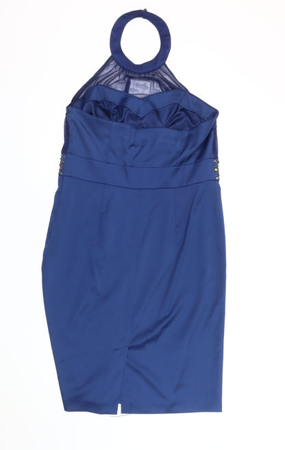 Teatro Women's Blue Bodycon Dress Size 16